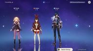 Fischl, Amber, and Kaeya in the team (Image via Genshin Impact)